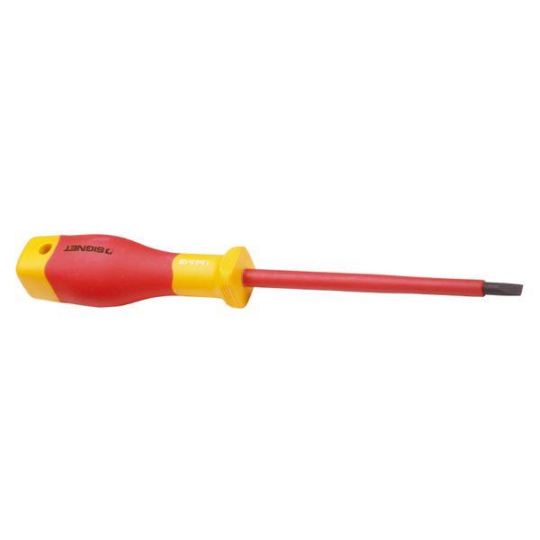 SIGNET 絶縁マイナスドライバー1×5.5(先端厚さ1×サイズ5.5mm) シグネット E30210 返品種別B