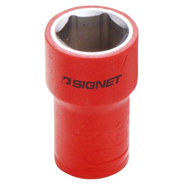 SIGNET 3/ 8DR 絶縁ソケット6角17mm シグネット E41617 返品種別B