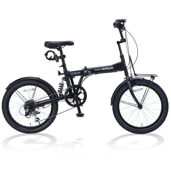 他サイト： マイパラス 20インチ折りたたみ自転車 セミファットバイク シマノ6段変速 (メーカー直送・他商品との同時購入不可)  返品種別Bの商品画像