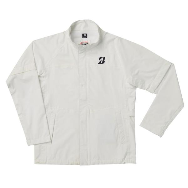 BRIDGESTONE GOLF ブリヂストンゴルフ 水神 レインブルゾン(白・サイズ