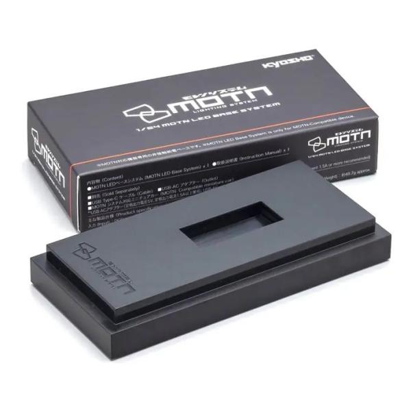 在庫状況：お取り寄せ/お届け：約2週間/2025年06月 発売/※画像はイメージです。実際の商品とは異なる場合がございます。KYOSHOオリジナル 1/64 [MOTN] LEDベースシステム(非接触式給電ベース) です。