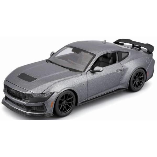 Maisto 1/ 24 フォード マスタング ダークホース 2024 メタリックグレイ(MS32925GY)ミニカー 返品種別B