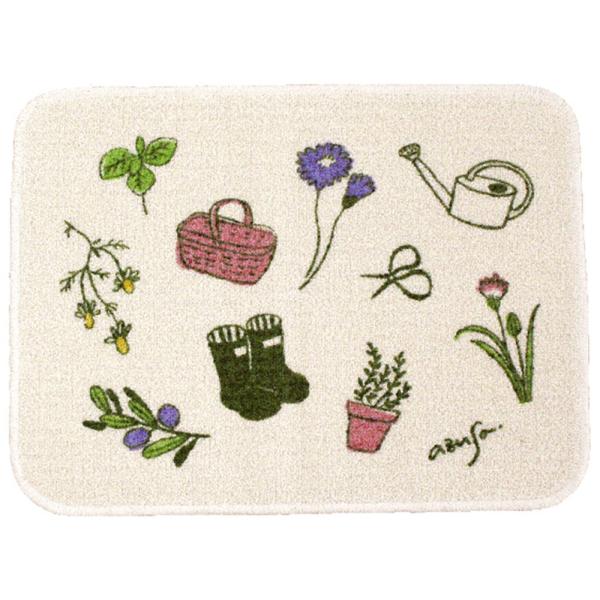 在庫状況：お取り寄せ/お届け：約2週間/※床暖房の長時間の連続使用や高温でのご使用は避けてください。◆(カントリースケッチ)を連載しているイラストレーターの助野 梓(すけの あずさ)さんによるデザインの顔料プリントマットです。◆ガーデニング...