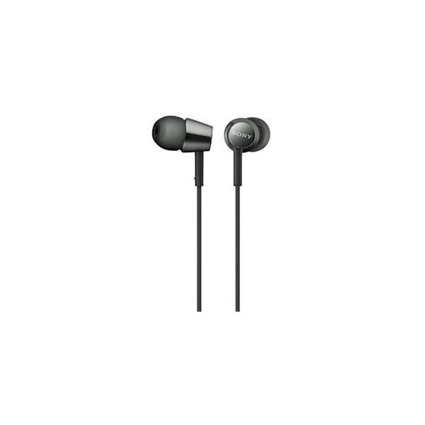 ソニー ダイナミック密閉型カナルイヤホン(ブラック) SONY MDR-EX155 B 返品種別A
