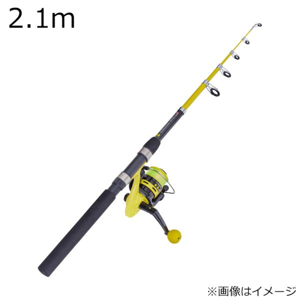 うきまろ うきまろ うきまろッド＆リールスピニング 2.1m 返品種別A