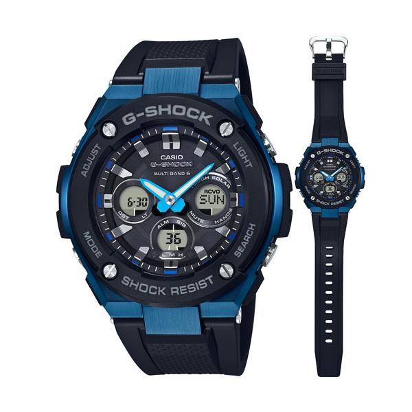 他サイト： カシオ (国内正規品)G-SHOCK(ジーショック) G-STEELソーラー電波 メンズタイプ GST-W300G-1A2JF 返品種別Aの商品画像