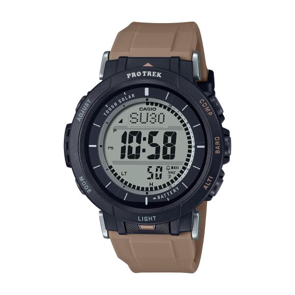 在庫状況：在庫僅少/2021年04月 発売/◆ケースサイズ：51.6×45.2mm◆10気圧防水機能◆ケース/バンド素材：樹脂◆方位計測機能　◆気圧計測機能　◆高度計測機能/相対高度計　◆温度計測機能