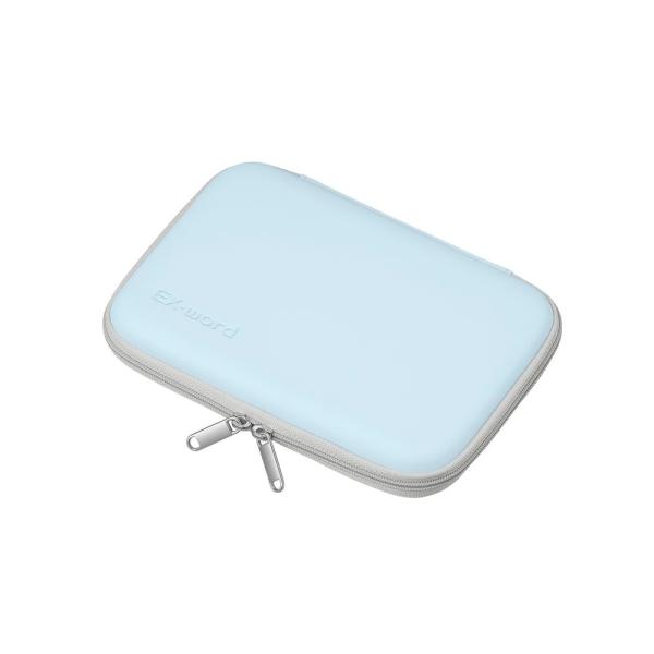 カシオ エクスワード用ケース セミハードカバータイプ(ブルー) CASIO EX-word XD-CC2402BU 返品種別A