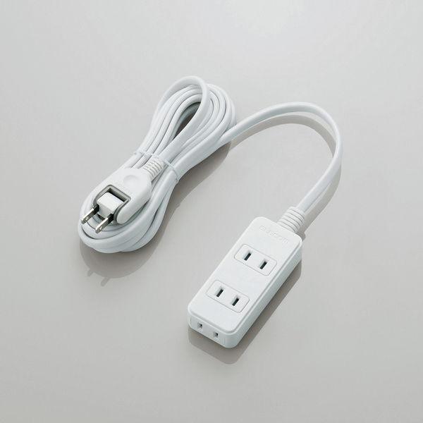 他サイト： エレコム スイングプラグタップ(3個口 3m)ホワイト ELECOM T-S02N-2330WH 返品種別Aの商品画像