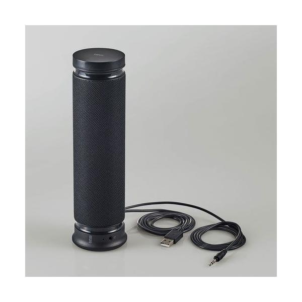 他サイト： エレコム Bluetooth対応ミニサウンドバースピーカー(ブラック) ELECOM behav(ビヘイブ) SP-PCBS01UBK 返品種別Aの商品画像