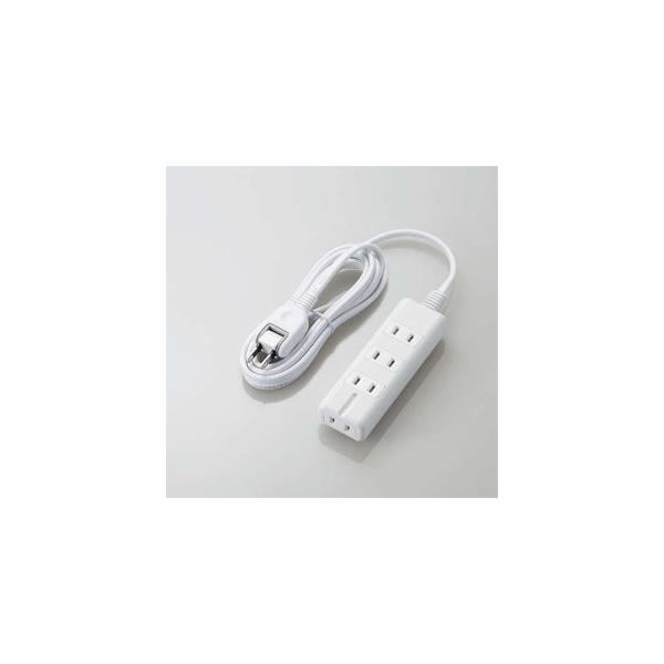 他サイト： エレコム 磁石タップ4個口 2m スタンダード雷ガード(ホワイト) T-KM01-2420WH 返品種別Aの商品画像