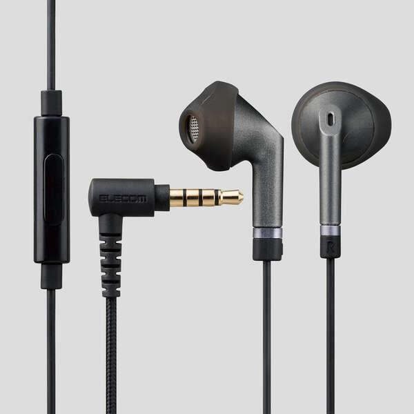 他サイト： エレコム マイク＆コントローラー搭載セミオープン型イヤホン(ブラック) ELECOM EHP-FS10IMBK 返品種別Aの商品画像