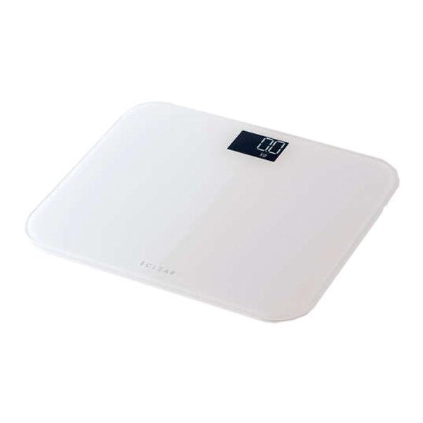 在庫状況：在庫あり/2025年06月 発売/◆表示が見やすい黒色背景の液晶デザイン◆ボタンを押さずに乗るだけで電源が入る便利なステップオンタイプ◆ガラス天板を採用し、拭き取りやすくいつでも清潔/[HCSS03WH]