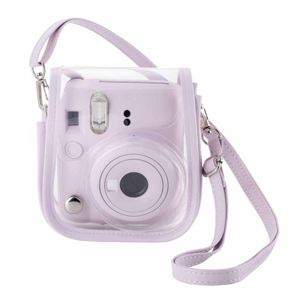 在庫状況：お取り寄せ/2025年10月 発売/◆instax mini 12(チェキ)を傷やホコリから守るカメラケースです◆ケースからカメラを取り出す手間なく、フラップをめくるだけですぐに撮影できるので、思い立った瞬間を逃しません◆クリア素...