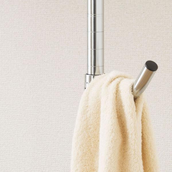 他サイト： ルミナス 後付 ポールフック ルミナス・ポール径25mm専用アディショナルシェルフ(幅3.5×奥行18.5×高さ6cm) 25APF-15 返品種別Aの商品画像