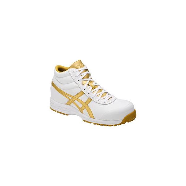 ASICS（アシックス） ウィンジョブ 71S ホワイト×ゴールド 26.5cm 安全
