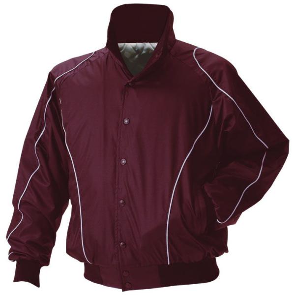 ゼット（ZETT） 男女兼用グラウンドコート(エンジ・サイズ：2XO) ／お