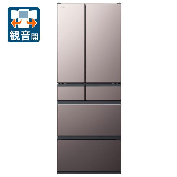 日立（HITACHI） (標準設置無料 設置Aエリアのみ) 617L 6ドア冷蔵庫