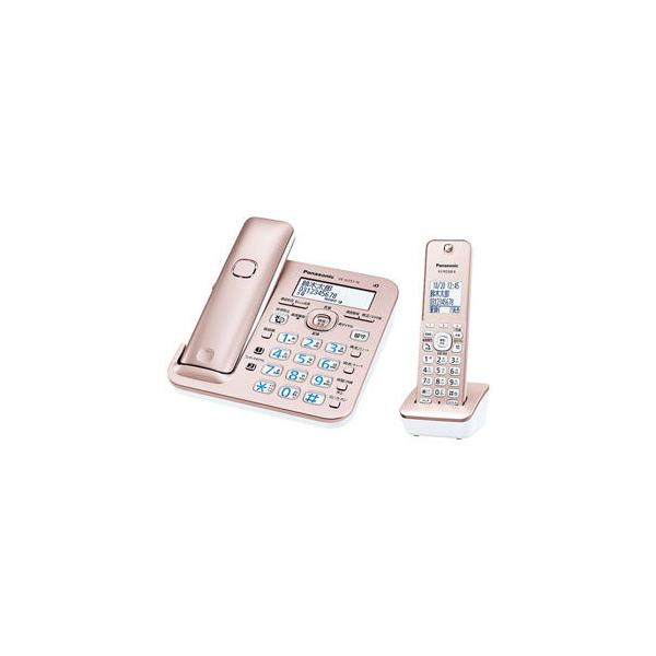 パナソニック　Panasonic　「親機コードレスタイプ/子機1台」デジタルコードレス留守番電話機 「RU・RU・RU」　VE-GZ51DL-N(ピンクゴールド)