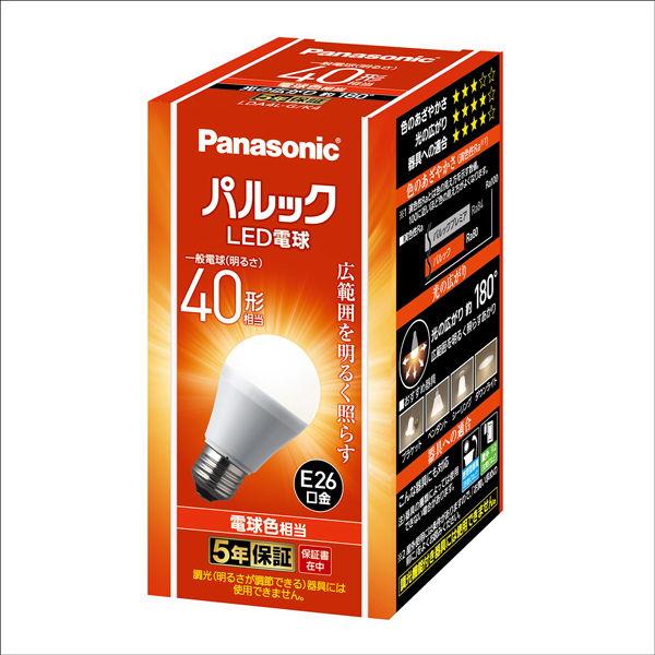 他サイト： パナソニック LED電球 一般電球形 485lm(電球色相当) Panasonic 広配光タイプ LDA4LGK4 返品種別Aの商品画像