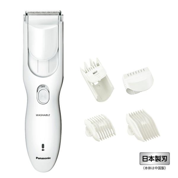パナソニック ヘアカッター(充電・交流式)(ホワイト) Panasonic ファミリーヘアーカッター ER-GF42-W 返品種別A
