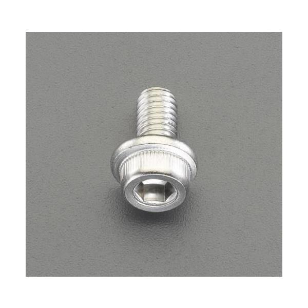 エスコ M6×15mm フランジソケット(ステンレス/ 4本) ESCO EA949MM-615 返品種別B