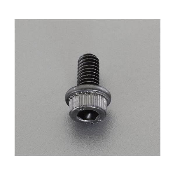 エスコ M6×25mm フランジソケットキャップボルト(鉄/ 12本) ESCO EA949ME-625 返品種別B