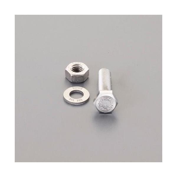 在庫状況：お取り寄せ/お届け：約2週間/※画像は代表画像です。※お届けする商品は(M8×40mm 強力六角ボルト(SUS/ナットワッシャ付全ネジ))です。◆高強度六角ボルト・ナット・ワッシャーが一つずつ入ったエスコオリジナルセット。◆高強度...