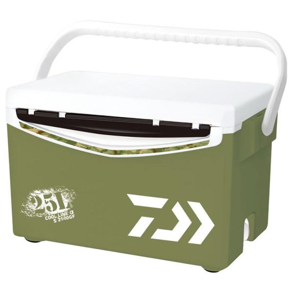 ダイワ クールラインα S 2500 GF 25L (モスグリーン) ／お届け：1〜2週間／ 返品種別A