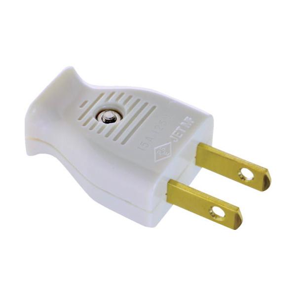 トラスコ中山 平形スモールプラグ(乳白) TMP2539W1 返品種別B