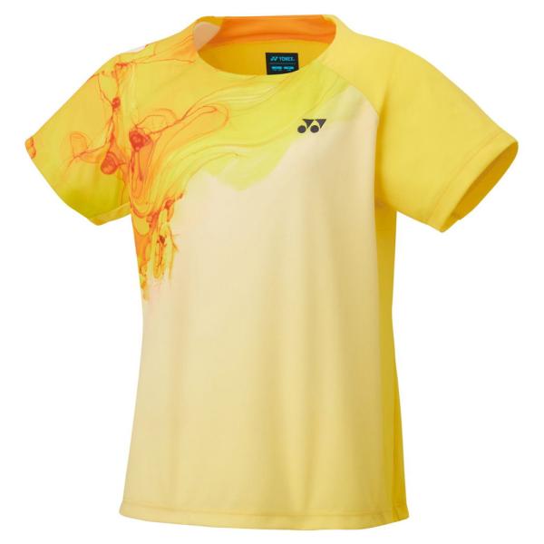 YONEX（ヨネックス） ジュニア 半袖ゲームシャツ(ライトイエロー