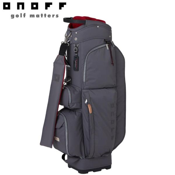ONOFF（オノフ） キャディバッグ(スレートグレー・9型・47インチクラブ