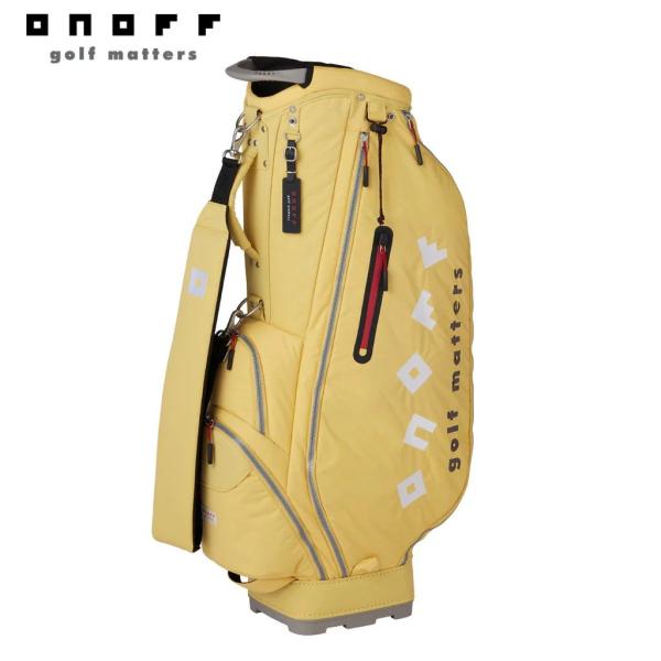 ONOFF（オノフ） キャディバッグ(イエロー・9型・47インチクラブ対応