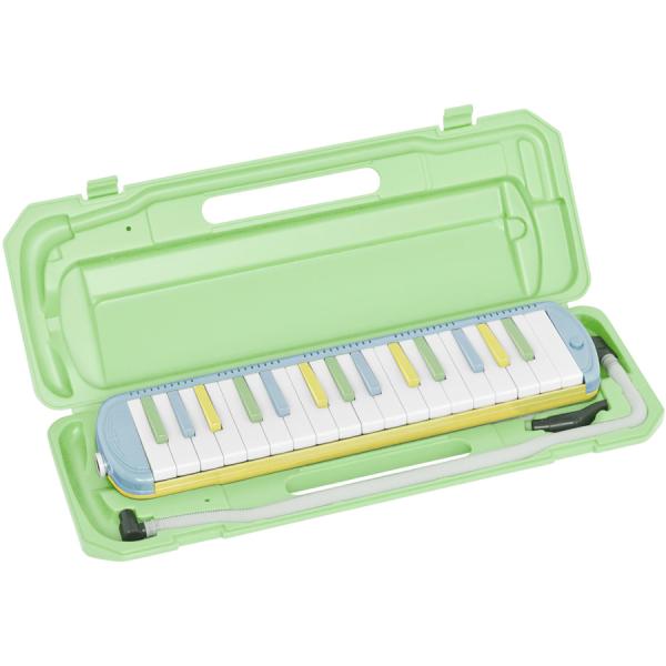 他サイト： KC 鍵盤ハーモニカ メロディピアノ(マカロン)(お名前/ ドレミファソラシール付き) Kyoritsu Corporation MELODY PIANO P3001-32K/ MACARON 返品種別Bの商品画像