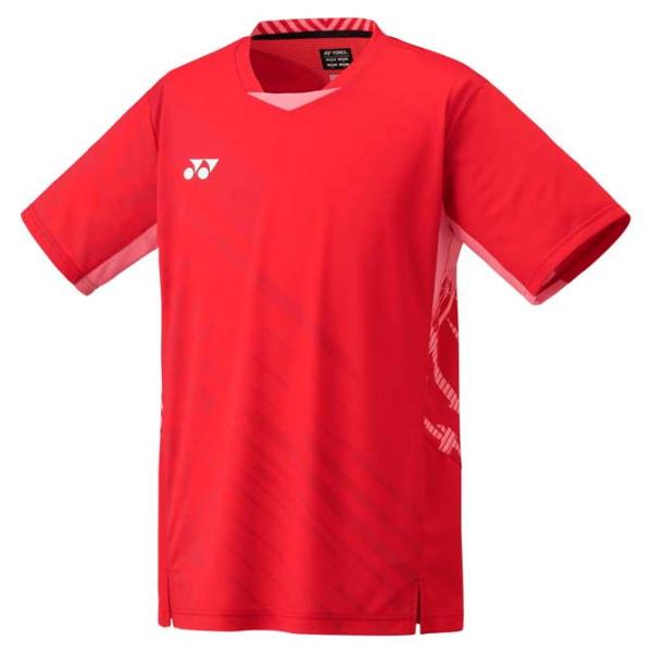 YONEX ヨネックス メンズ ゲームシャツ(タンゴレッド・サイズ：M