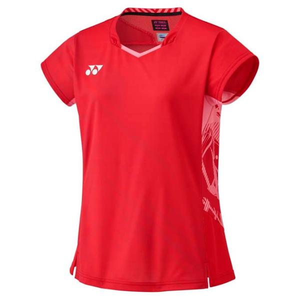 YONEX（ヨネックス） レディース ゲームシャツ(タンゴレッド・サイズ