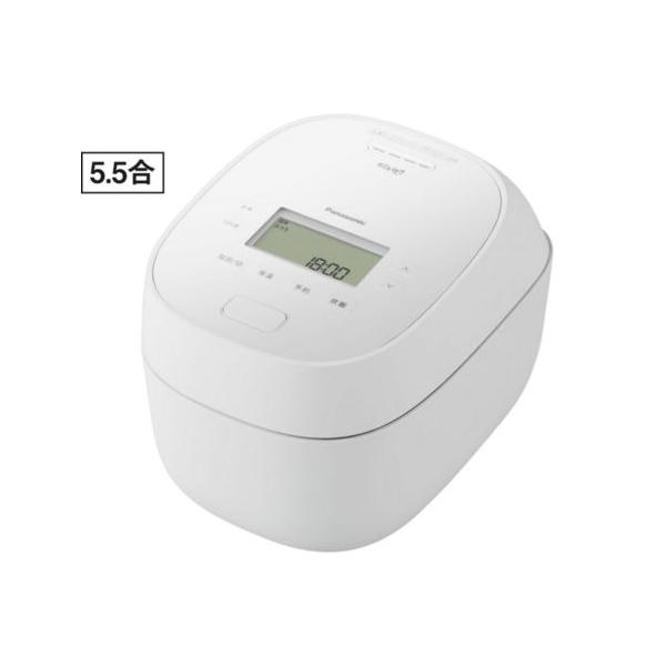 パナソニック 可変圧力IHジャー炊飯器(5.5合炊き) ホワイト Panasonic 可変圧力おどり炊き SR-N510E-W 返品種別A