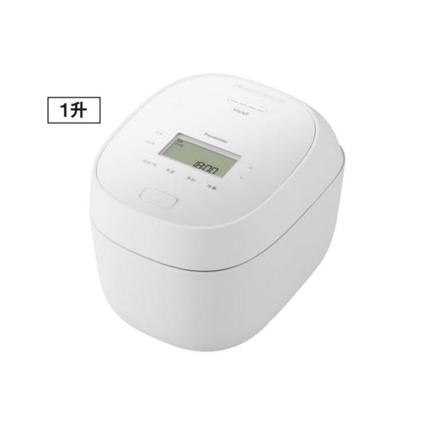パナソニック 可変圧力IHジャー炊飯器(1升炊き) Panasonic 可変圧力おどり炊き SR-N518E-W 返品種別A