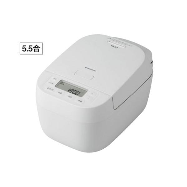パナソニック 可変圧力IHジャー炊飯器(5.5合炊き) ホワイト Panasoni 可変圧力おどり炊き SR-N310E-W 返品種別A