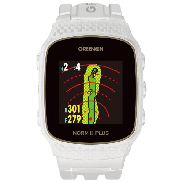 グリーンオン　ザ ゴルフウォッチ　ノルム２プラス GreenOn ザ ゴルフウォッチ ノルムIIプラス(距離測定器)|GREENON