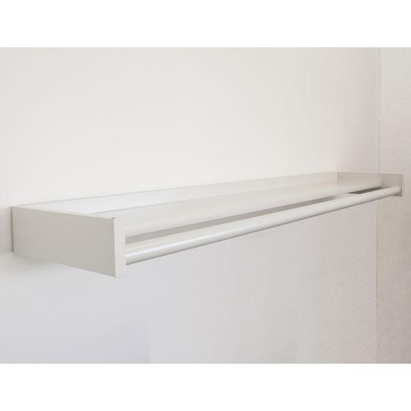 在庫状況：お取り寄せ/お届け：約2週間/※取り付けには下地探しやドリル等専用の工具が必要です。◆かける、おく、みせる。◆すでにあった風景からの発想◆インテリアにも、収納にもなる物干し/[WALLYW1650ミルクホワイト]