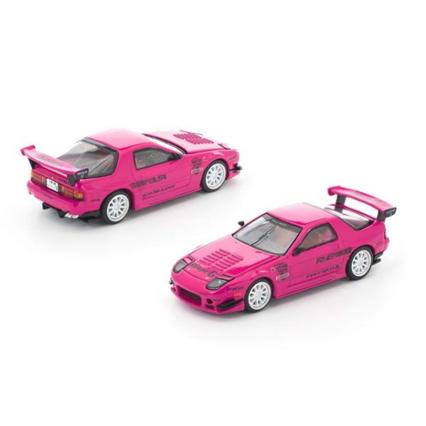 POP RACE 1/ 64 x Enigma マツダ RX-7(FC3S)RE雨宮 ピンク(PRE020