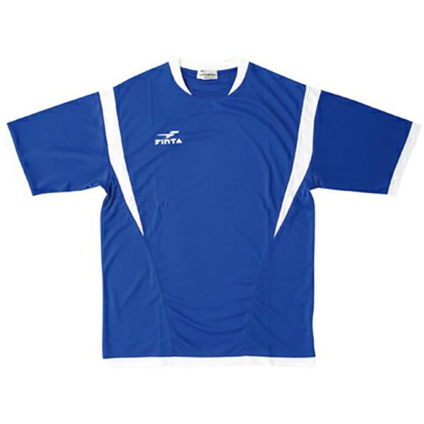 FINTA(フィンタ) サッカー・フットサル用 ゲームシャツ 半袖(ブルー・サイズ：S) 返品種別A