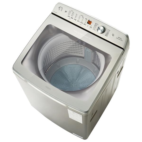 標準設置無料 設置Aエリアのみ) アクア 16.0kg 全自動洗濯機 シルバー  