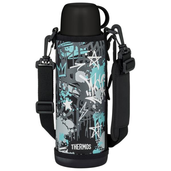 在庫状況：在庫あり/2022年12月 発売/◆キャップを付け替えるだけでアイスでもホットでも使える◆ワンタッチでオープンするキャップユニットはロックリング付き◆ストラップ付きハンディポーチ◆容量：[中せん使用時]1.0L [キャップユニット...