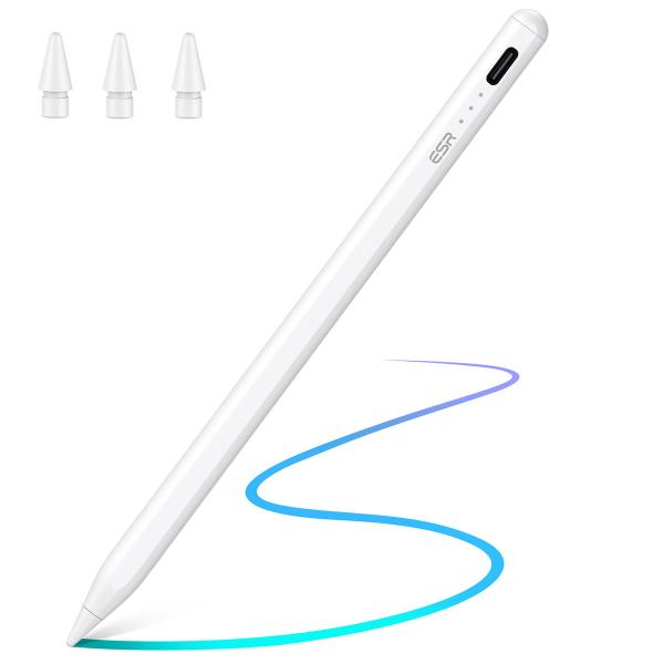 ESR iPad デジタルペンシル ホワイト(ホワイト) ES26940 返品種別A