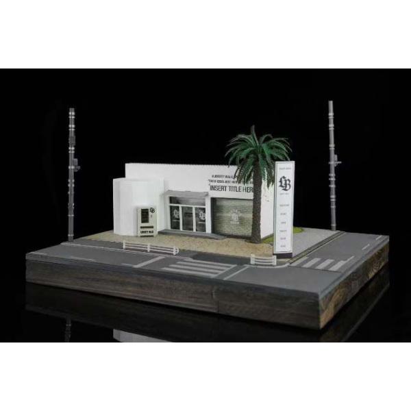 モーターへリックス 1/ 64 LIBERTY WALK 名古屋本店 #1 ジオラマ