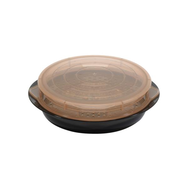 在庫状況：お取り寄せ/◆フライパンを使わず、電子レンジで1人前の焼きそば、焼きうどんが出来ます。◆めんと具材を入れてチンするだけ。◆2段階のスチーム調整でお好みの硬さに蒸せます。/[LD334ベストコ]