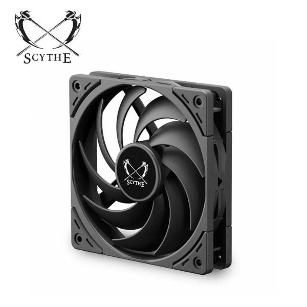 他サイト： サイズ｜SCYTHE 120mm PWM仕様 ケースファン 1800rpmモデル(ブラック) WS1225FD18-P 返品種別Bの商品画像