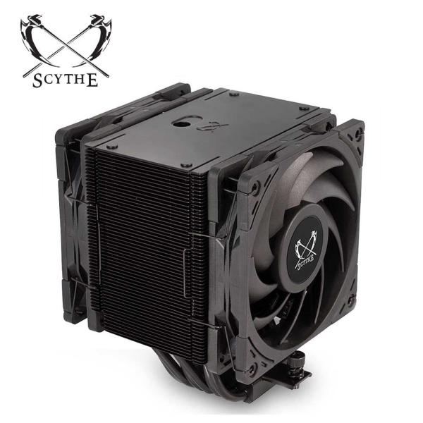 他サイト： サイズ｜SCYTHE MUGEN6 BLACK EDITON サイズオリジナル設計 サイドフロー型CPUクーラー(ブラック) SCMG-6000DBE 返品種別Bの商品画像